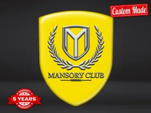 Mansory Car Back Window Decals Limited High End Customizable